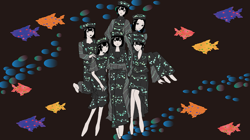 大海原を生きる、色鮮やかな遊泳者たち