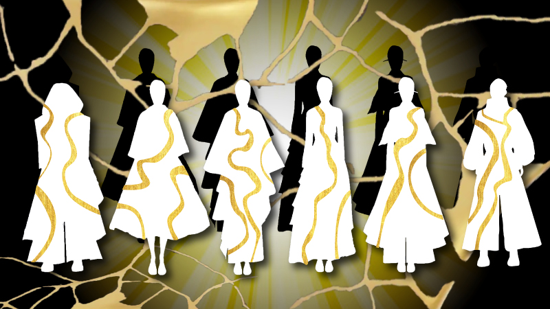 金継ぎで蘇る独自の美しさ。壊れた器がファッションに変わる！ 