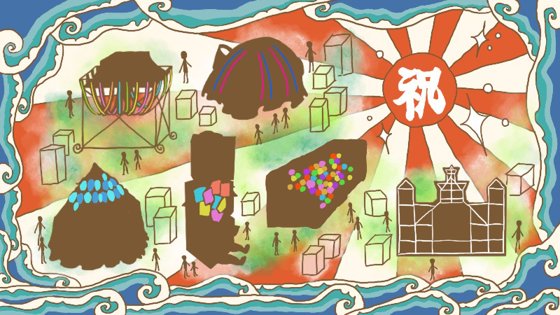 大漁旗が新メディアに！？活気を失った場所に再び風を呼び戻せ！