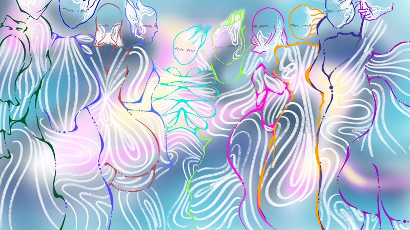 心身をみそぐ煙を纏い平和な世界へ