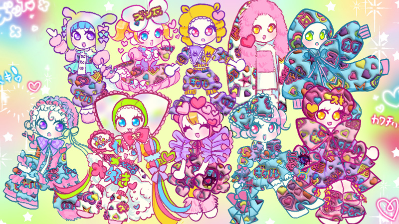 NEOかわいい☆ギャル文字で世界にポップを発信しちゃおっ！☆