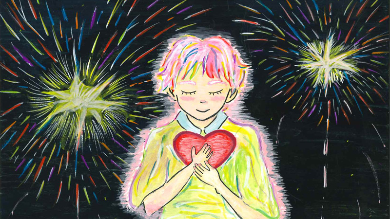 花火で彩る多様な愛のカタチ。自由な愛が色鮮やかに夜空に花開く