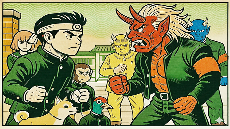 桃太郎参上！夜露死苦！！日本昔話をリメイクアップ！